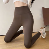 High Waist Yoga Leggins Sports Tights Thermal Woman Running Pants Sexy Butt Lifting Leggings Push Up Panties Gym Fitness