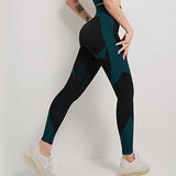 Women High Waist Yoga Leggings Gym Fitness Seamless Leggings Peach Hip Running Sports Pants Sportswear