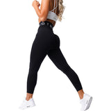 Nvgtn Sport Seamless Leggings Spandex Tights Woman Fitness Elastic Breathable Hip-lifting Leisure Sports Running