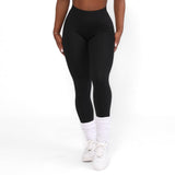 V Back Yoga Leggings for Women Scrunch Butt Legging Workout Gym Legging Push Up Booty Leggings Jogging Tights Sports Leggings